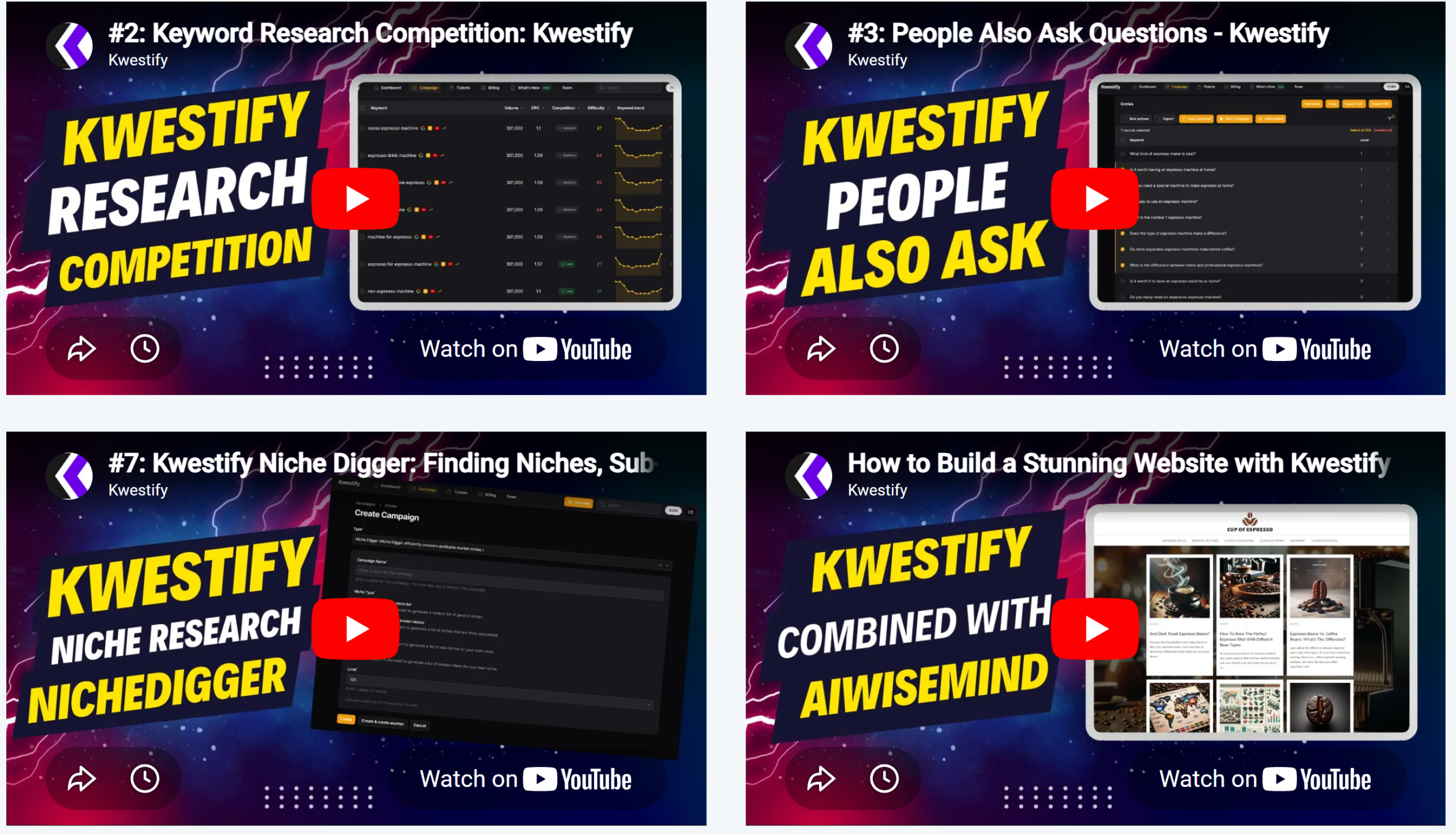 Kwestify Feature Review